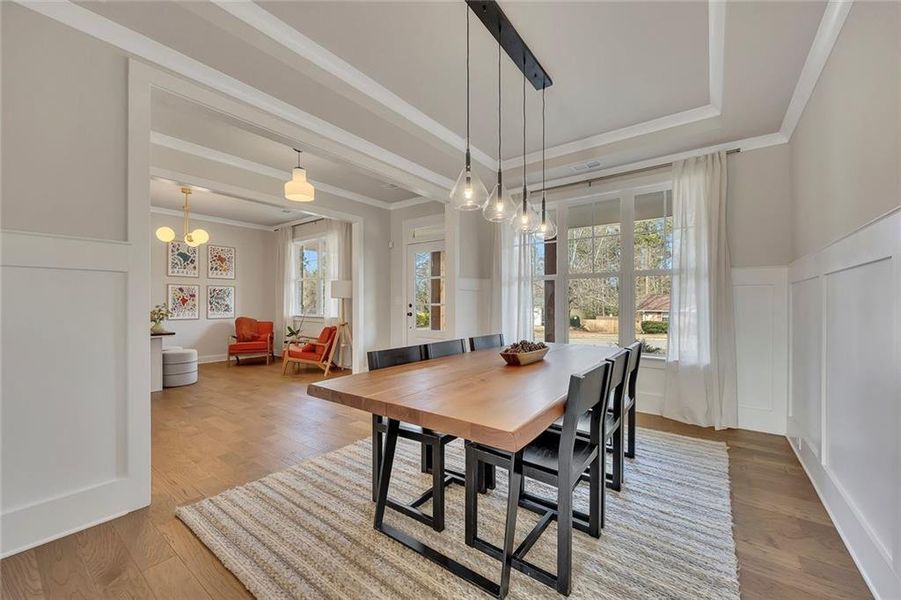 Furnished interior view inside a new home in , Marietta (Image 10).