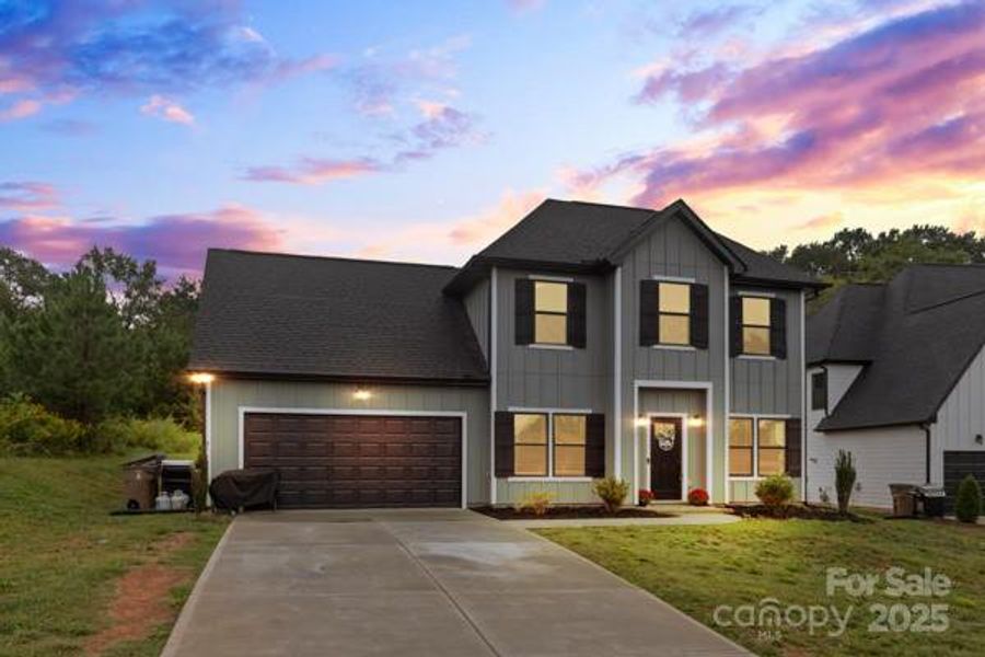 Front exterior of a new home in , Shelby, NC, highlighting curb appeal (Image 23).