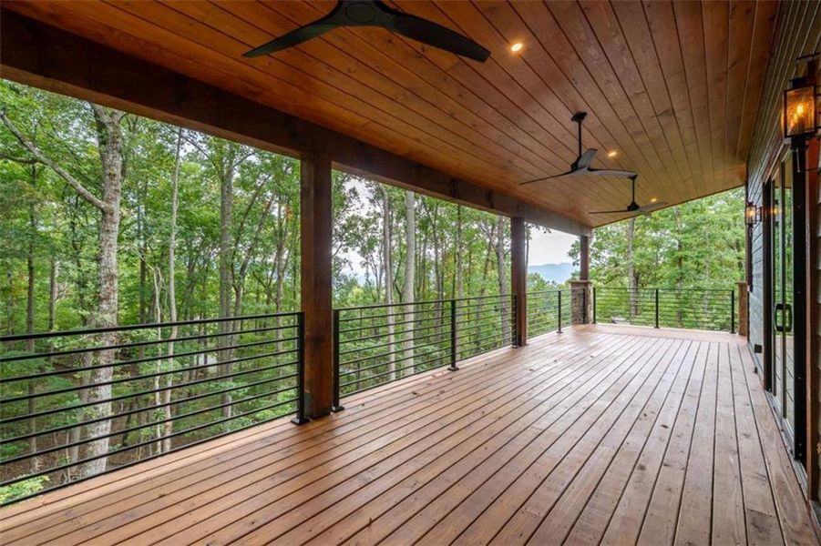 Exterior details and patio area of a home in , Young Harris (Image 3).