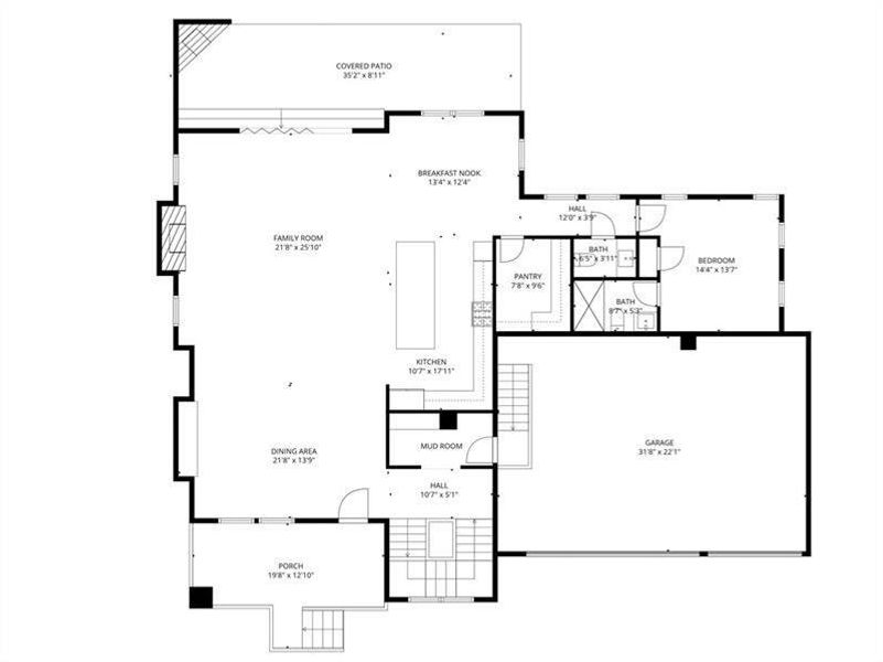 2D floor plan layout of this home in , Sandy Springs, GA (Image 7). 2D floor plan layout of this home in , Sandy Springs, GA (Image 7).
