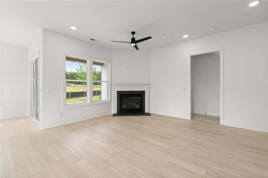 Spacious, unfurnished interior of a new home in The Reserve at Bells Ferry, Kennesaw (Image 43).