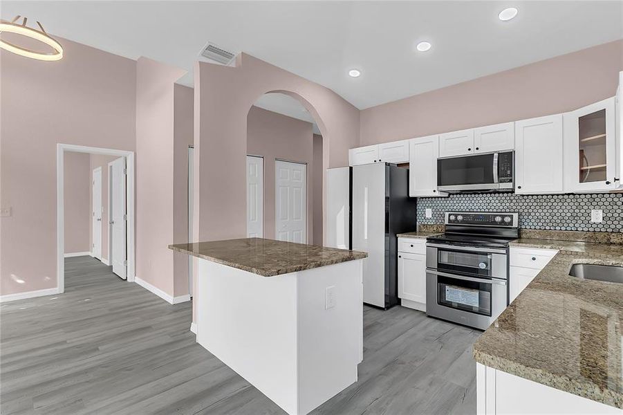 Furnished interior view inside a new home in , New Smyrna Beach (Image 6). Furnished interior view inside a new home in , New Smyrna Beach (Image 6).