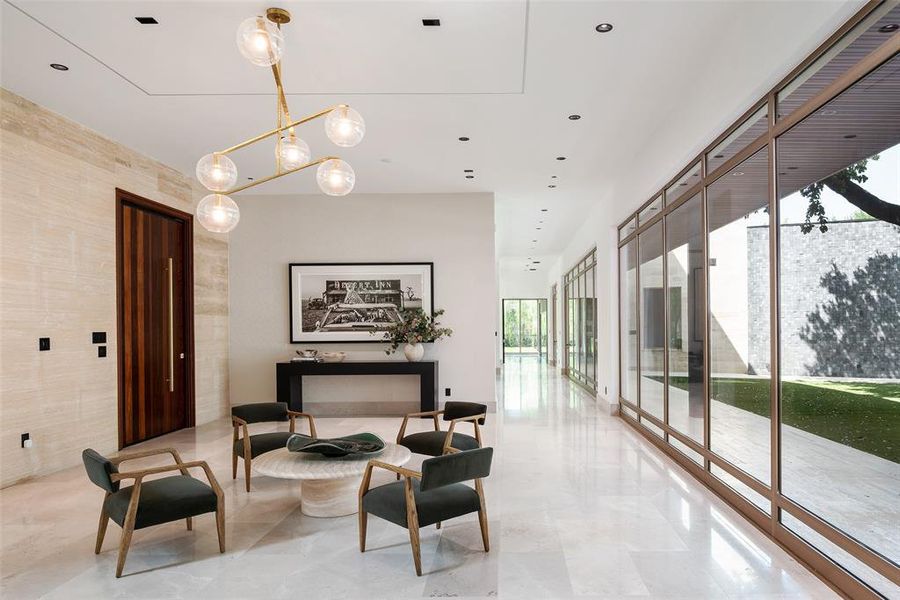 Furnished interior view inside a new home in , Dallas (Image 3).