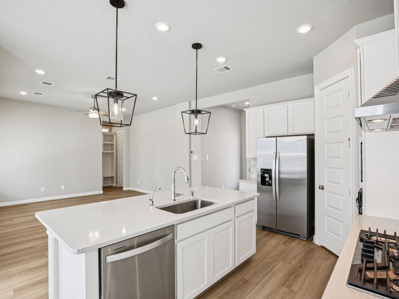 Furnished interior view inside a new home in Katy Grand Village - Luxe Series, Katy (Image 4).