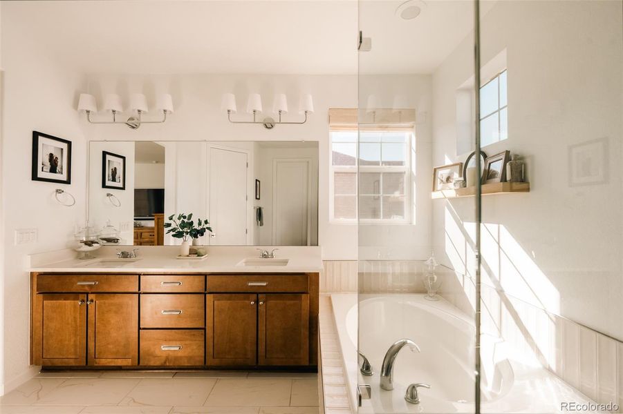 Furnished interior view inside a new home in , Aurora (Image 36). Furnished interior view inside a new home in , Aurora (Image 36).
