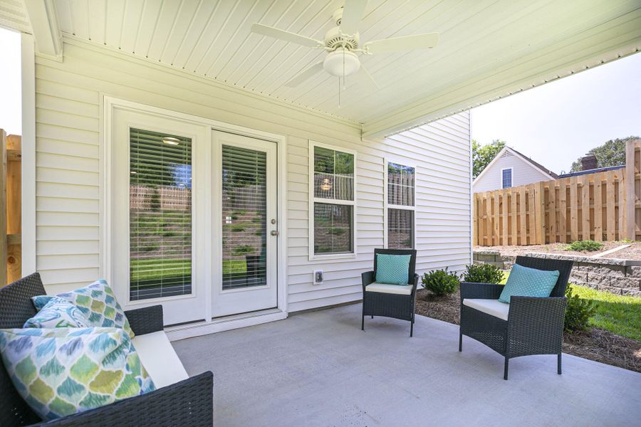 Exterior details and patio area of a home in , Goose Creek (Image 3).