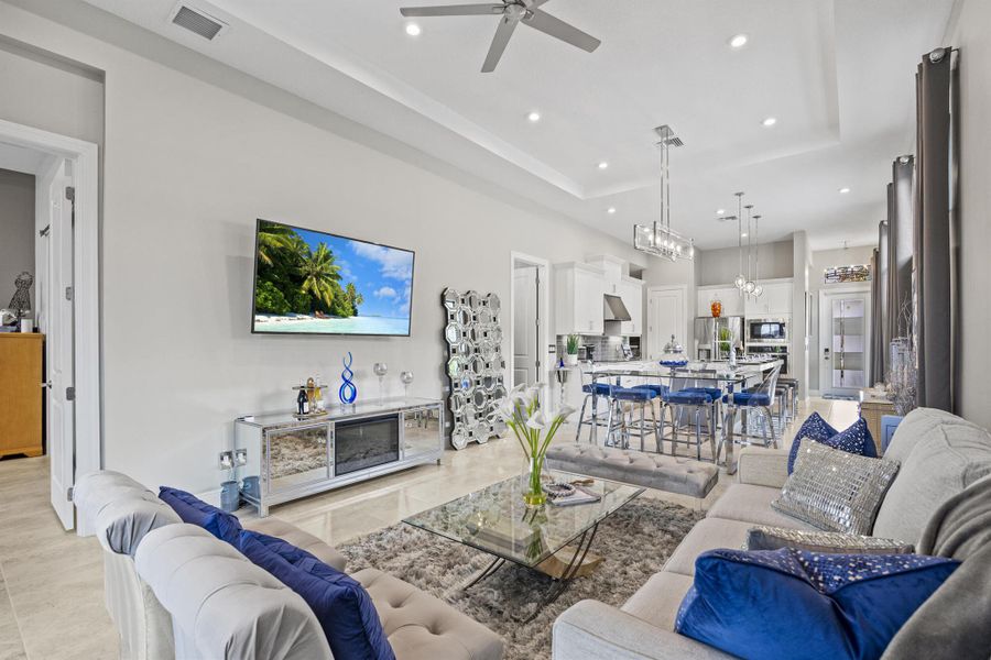 Furnished interior view inside a new home in , Port St. Lucie (Image 51). Furnished interior view inside a new home in , Port St. Lucie (Image 51).