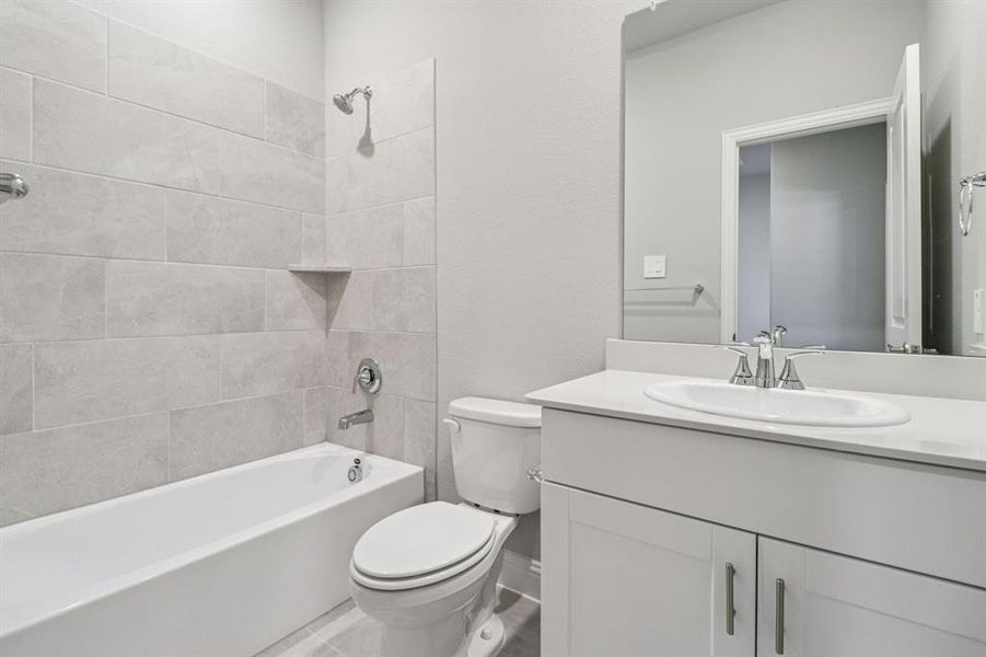 Photo is not of the actual home, but is an inspirational photo of builder’s model home and may depict options, furnishings, and/or decorator features that are not included.