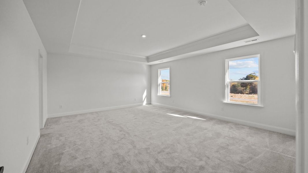 Furnished interior view inside a new home in Farms at Bellingham, Mooresville (Image 21).