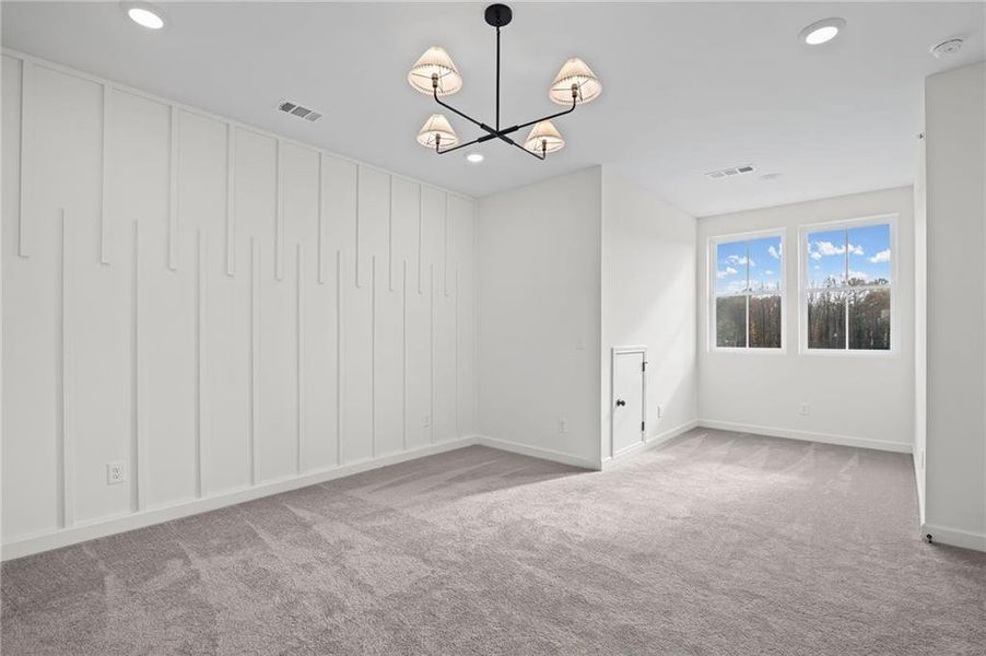 Spacious, unfurnished interior of a new home in The Village at River Green, Canton (Image 37).