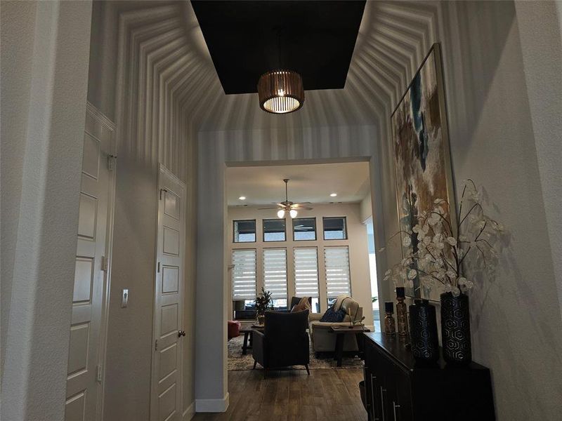 Furnished interior view inside a new home in M3 Ranch, Mansfield (Image 13). Furnished interior view inside a new home in M3 Ranch, Mansfield (Image 13).