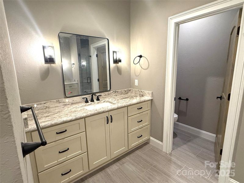 Vanity to Bathroom