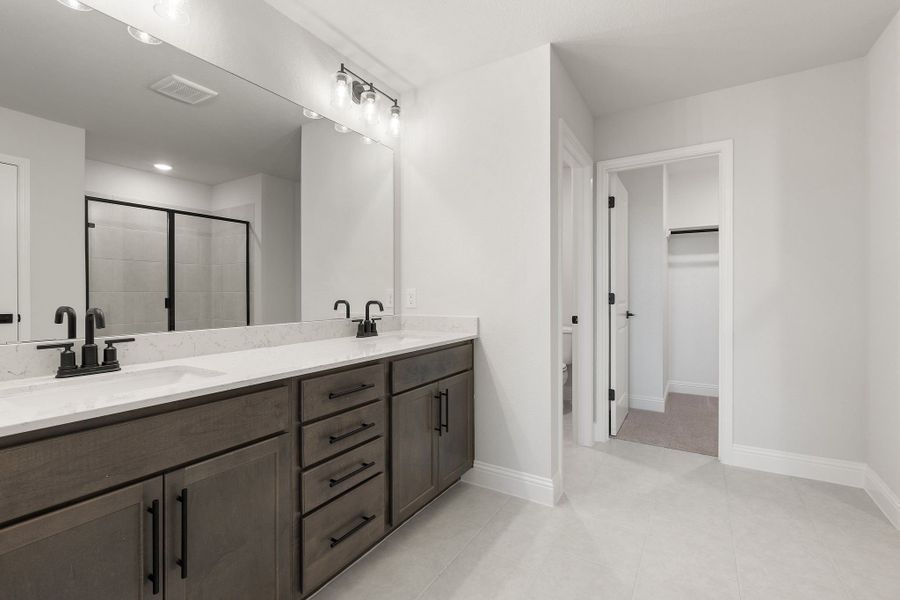 Furnished interior view inside a new home in Lake Park Villas, Wylie (Image 46).