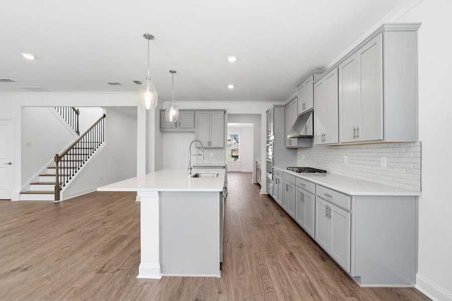 Furnished interior view inside a new home in Reserve at Hickory Walk, Kennesaw (Image 15).