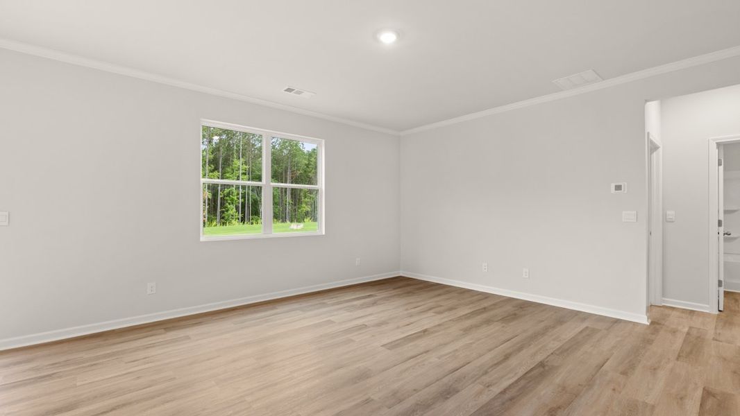 Representative unfurnished interior of a home built from the Hayden by D.R. Horton in Hamptons at Riverwood South, Dallas (Image 16).