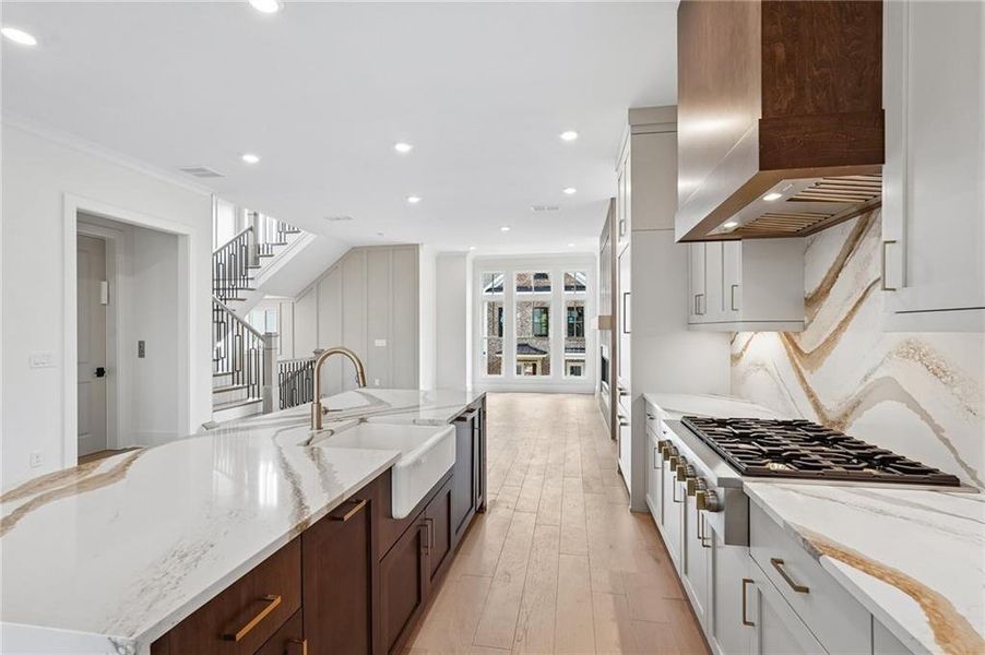 Furnished interior view inside a new home in Park Walke, Alpharetta (Image 16).