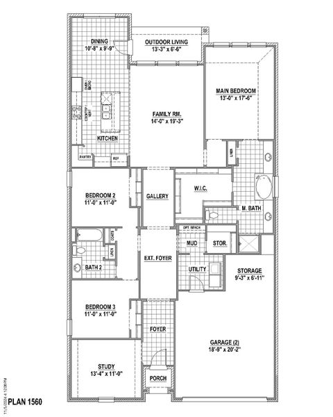 Plan 1560 1st Floor