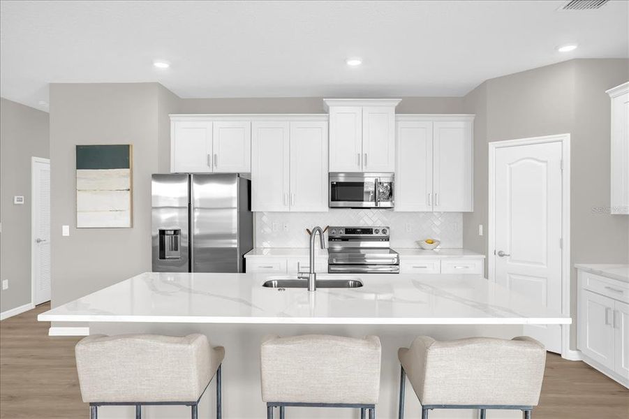 Furnished interior view inside a new home in , Brooksville (Image 6).