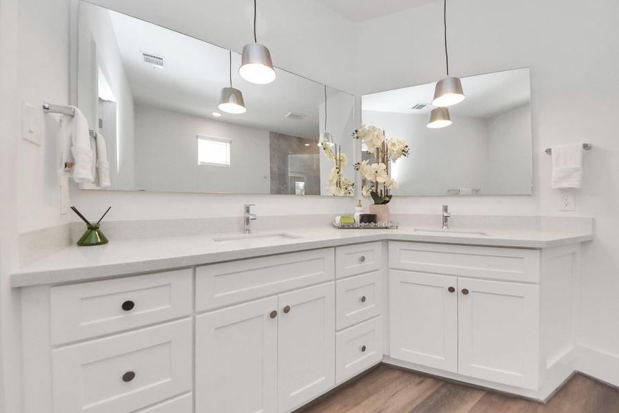 Furnished interior view inside a new home in Carver Landing, Houston (Image 16).