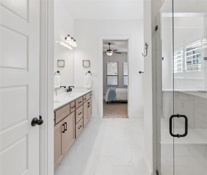 Furnished interior view inside a new home in , Northlake (Image 17).