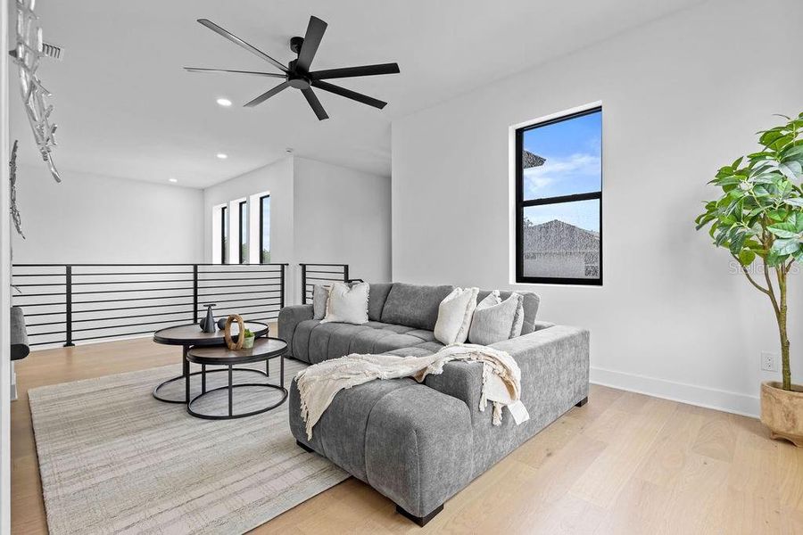 Furnished interior view inside a new home in , Tampa (Image 18).