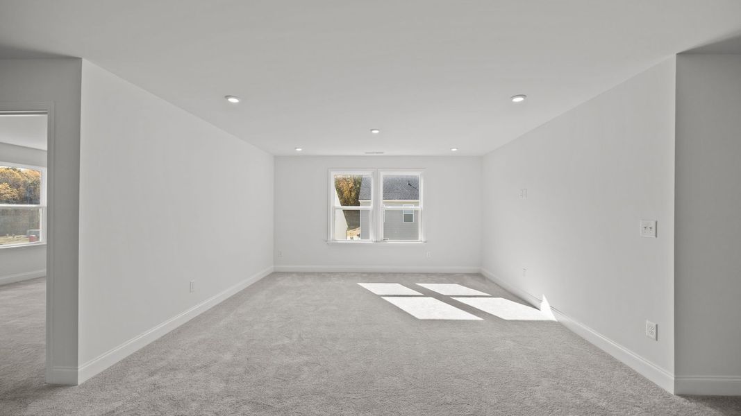 Furnished interior view inside a new home in Farms at Bellingham, Mooresville (Image 15).