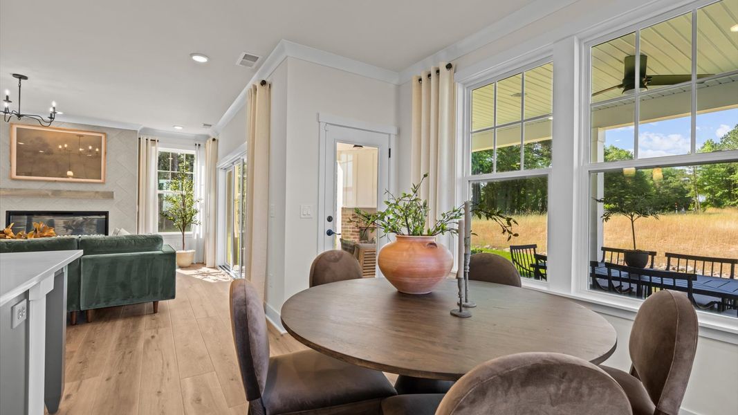 Representative furnished interior of a home built from the Beramont by DRB Homes in Chandler Run, Durham (Image 17). Representative furnished interior of a home built from the Beramont by DRB Homes in Chandler Run, Durham (Image 17).