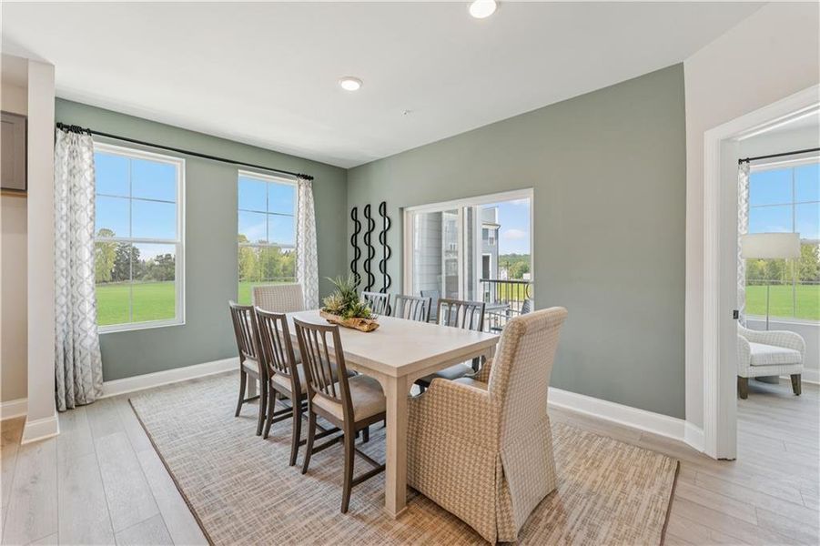Furnished interior view inside a new home in , Atlanta (Image 16).