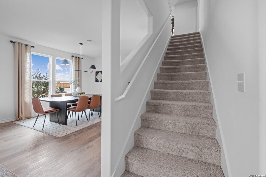 Furnished interior view inside a new home in Dove Song, Marion (Image 13).