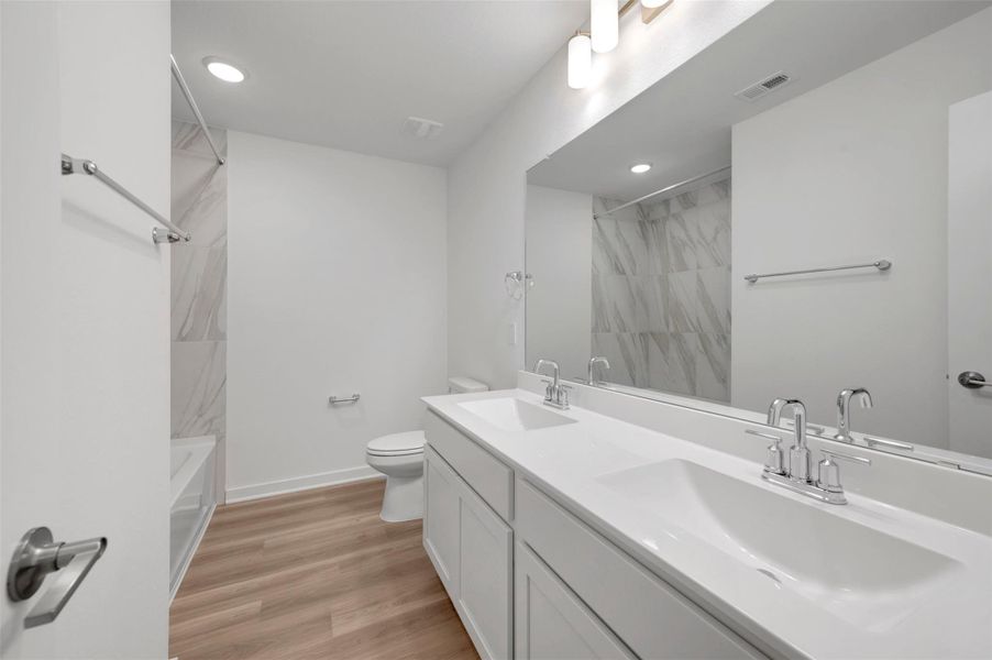 Furnished interior view inside a new home in Summerview, Fulshear (Image 9).