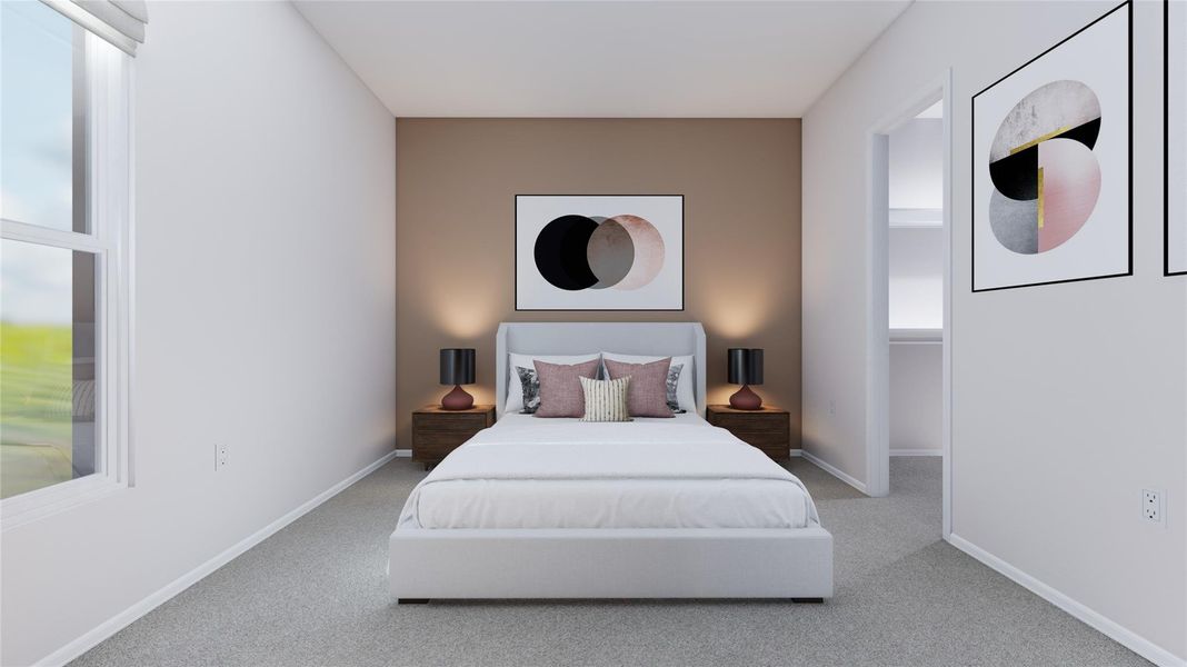 Furnished interior view inside a new home in Anniston, Katy (Image 19).
