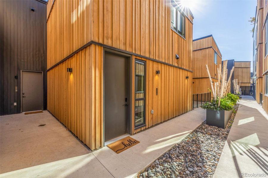 Exterior details and patio area of a home in , Denver (Image 2).