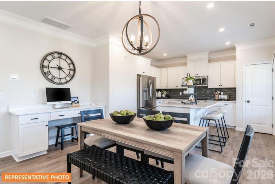 Furnished interior view inside a new home in Green Acres, Concord (Image 3).
