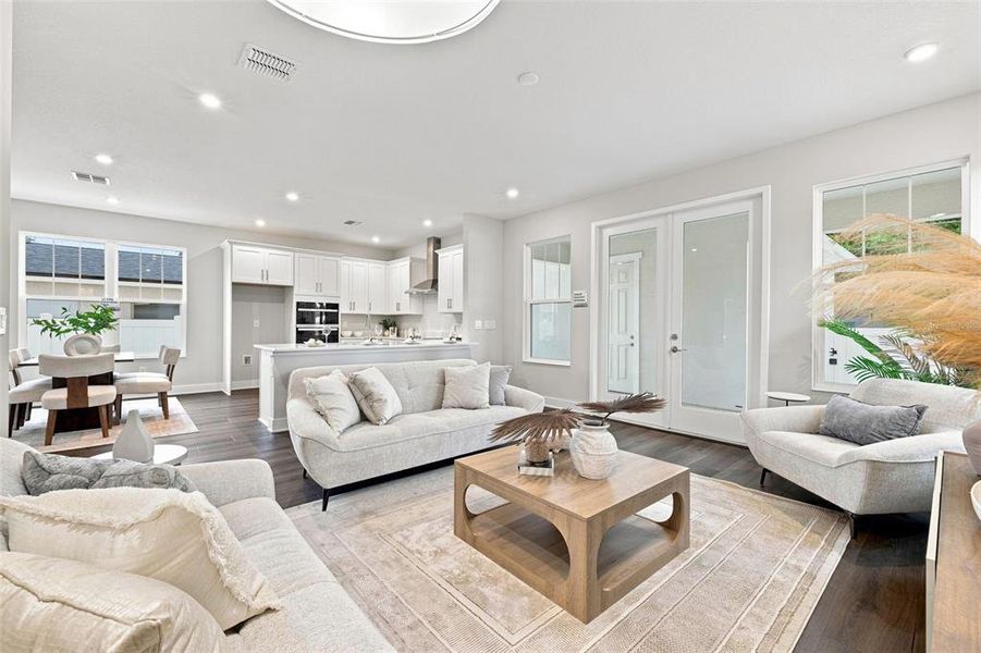 Furnished interior view inside a new home in , St. Petersburg (Image 11).