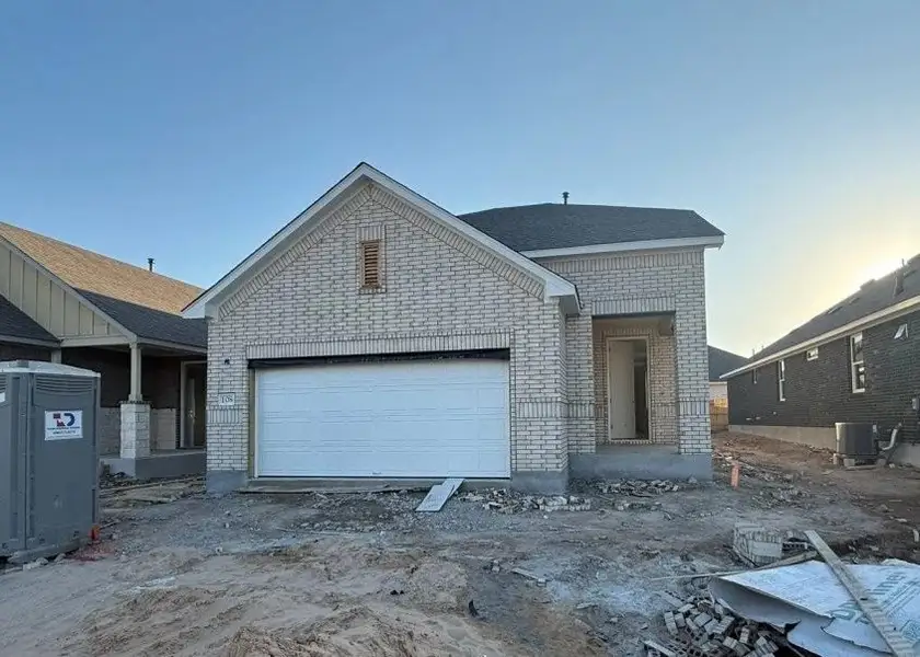 In-progress construction of a new home in La Cima, San Marcos, TX (Image 4).