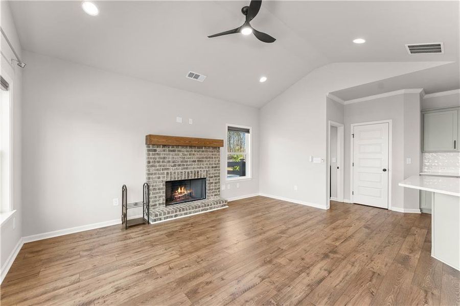 Spacious, unfurnished interior of a new home in , Dahlonega (Image 27). Spacious, unfurnished interior of a new home in , Dahlonega (Image 27).