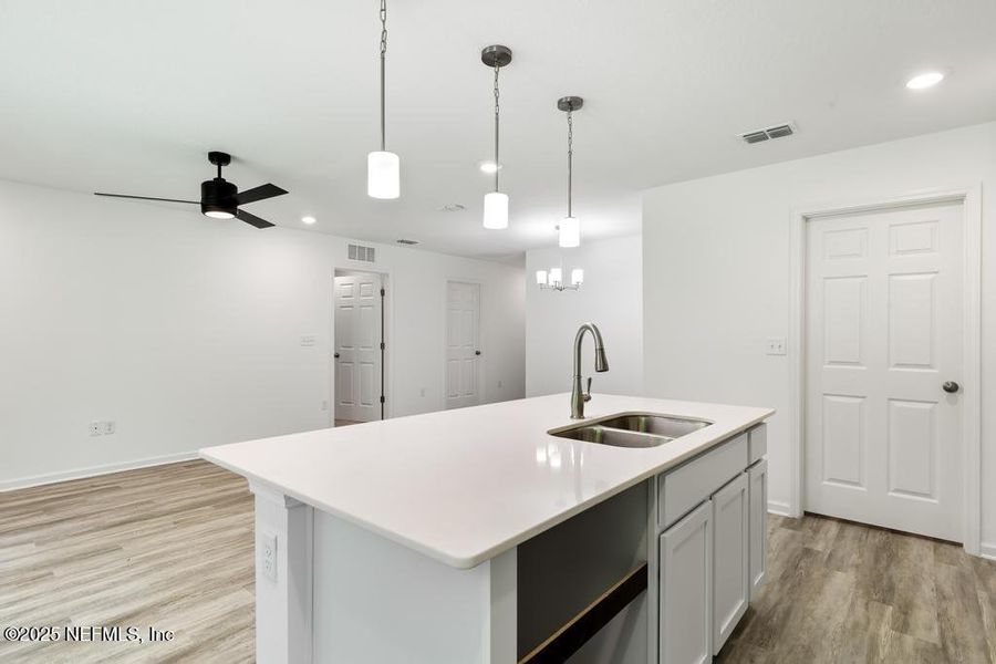 Furnished interior view inside a new home in , Jacksonville (Image 10).