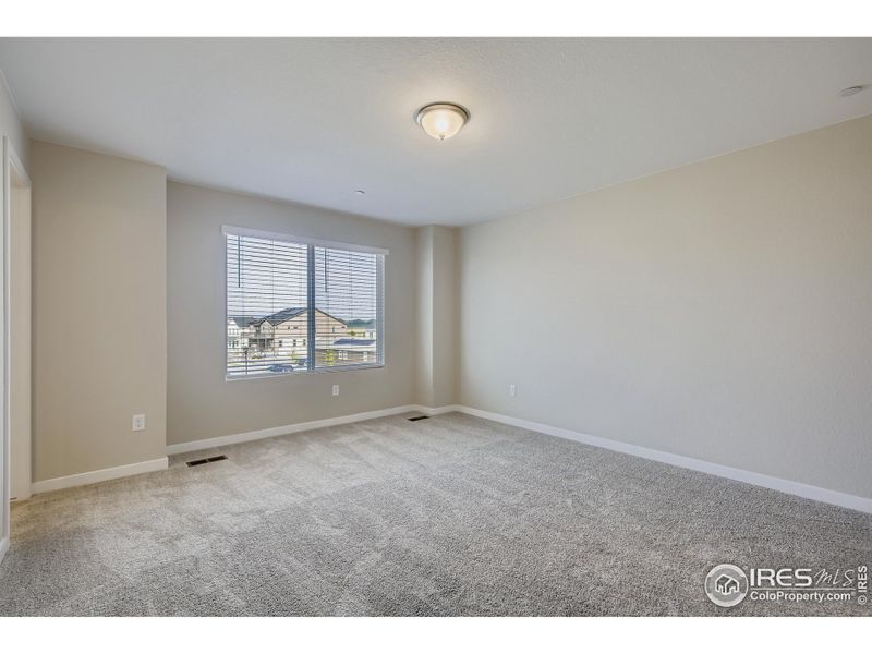 Large window letting in great natural light