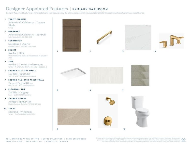 Sample of building materials used in homes in The Nations, Nashville (Image 10).
