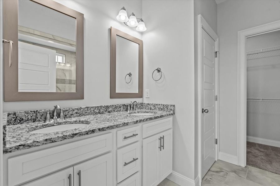 Representative furnished interior of a home built from the Roosevelt by Enchanted Homes in Guadalupe Heights, Seguin (Image 9).