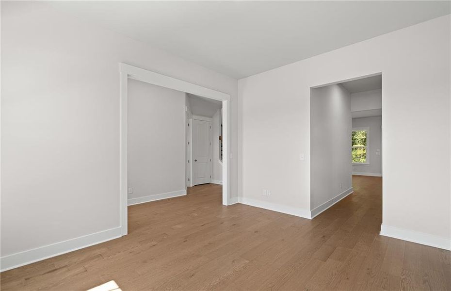 Spacious, unfurnished interior of a new home in Traditions of Braselton, Jefferson (Image 11).