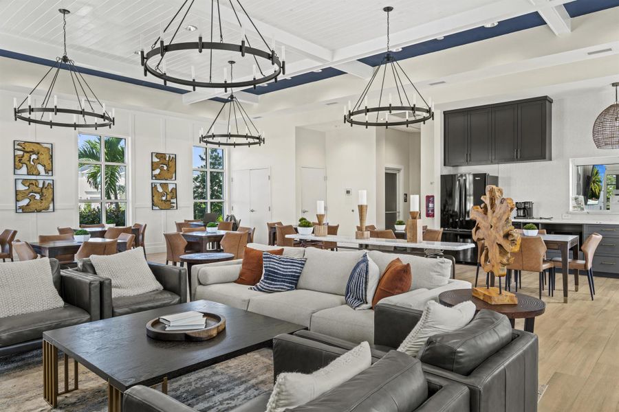 Furnished interior view inside a new home in , Port St. Lucie (Image 12).