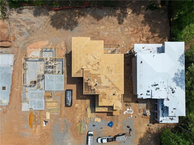 In-progress construction of a new home in , Atlanta, GA (Image 7).