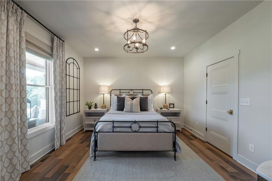 Furnished interior view inside a new home in , Canton (Image 7).