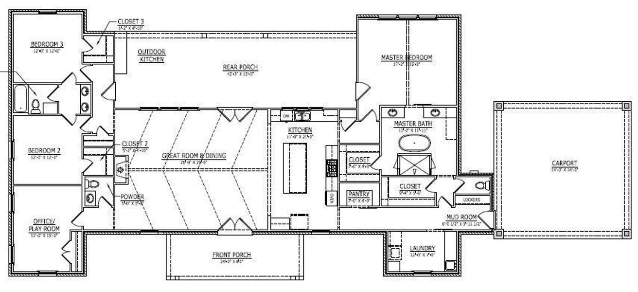 Main House Floor Plan
