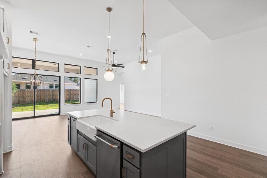 Furnished interior view inside a new home in Colton 45' Homesites, Todd Mission (Image 11).