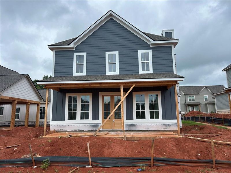 In-progress construction of a new home in Trove, Watkinsville, GA (Image 12).