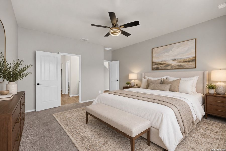 Furnished interior view inside a new home in , Seguin (Image 8). Furnished interior view inside a new home in , Seguin (Image 8).