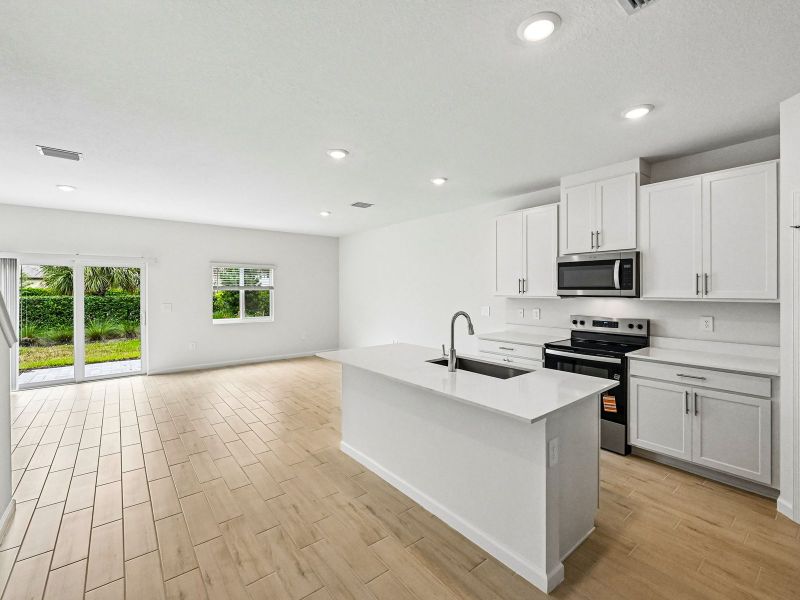Furnished interior view inside a new home in Meritage Homes at Central Park, Port St. Lucie (Image 6).