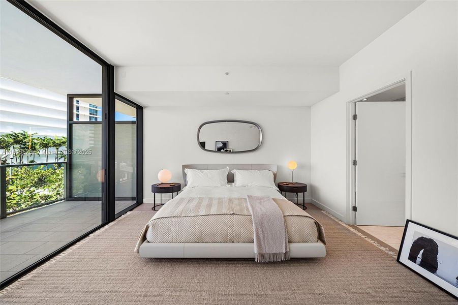 Furnished interior view inside a new home in Five Park, Miami Beach (Image 12). Furnished interior view inside a new home in Five Park, Miami Beach (Image 12).